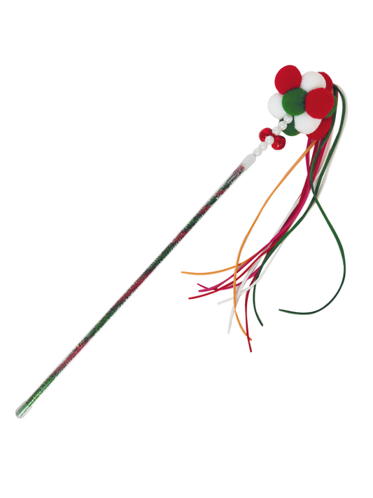 Christmas Cat Pole Christmas Pon Pon 40 cm