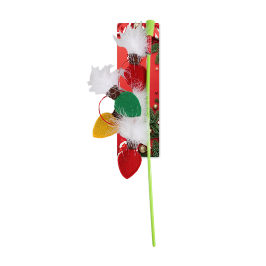 Holiday Light Cat Wand