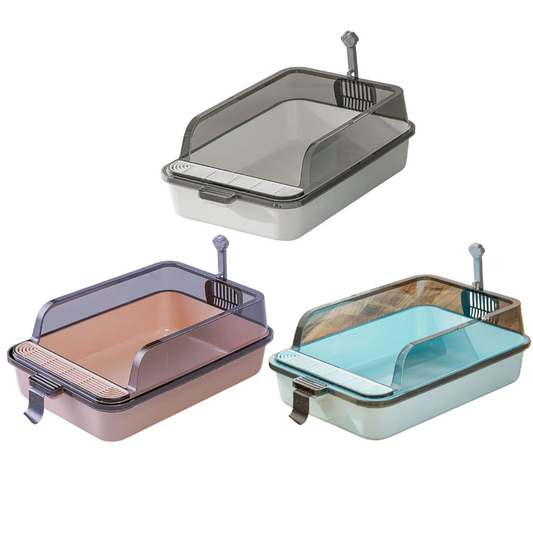 Open Cat Litter Tray(S-45*26*16 M-52*34*19 L-60*39*20)