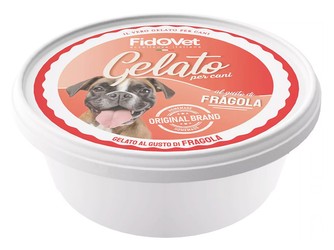FidoVet Dog Gelato Ice Cream Strawberry Flavor