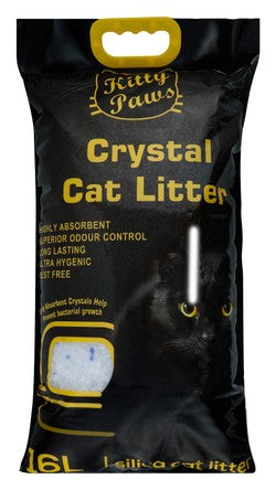 Kitty Paws Crystal Silica Cat Litter-16L