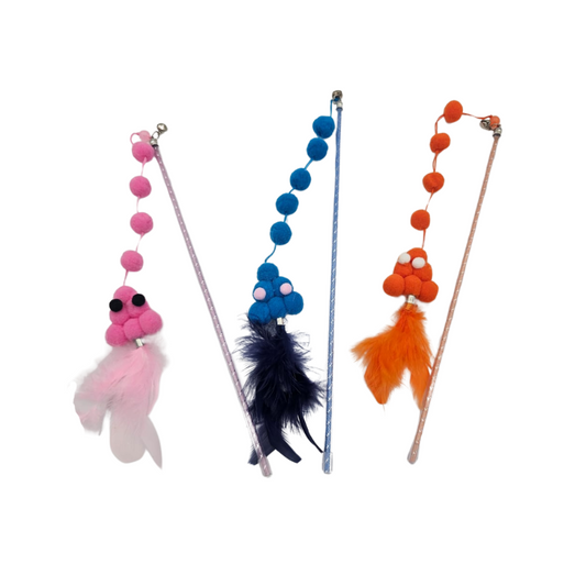 Cat Stick Toy 30cm