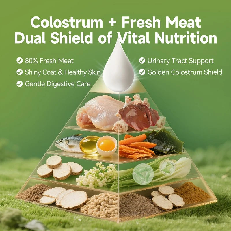 Cube Fresher Fresh Chicken & Goat Colostrum Cat Food 1.5kg