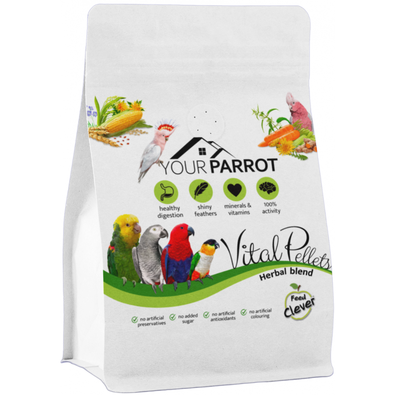 Your Parrot Vital Pellets | Herbal Blend Complete Food 10kg