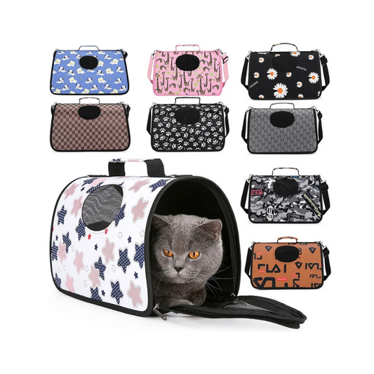 Pet Carrier Bag (S 24*18*24-M 40*21*27- L 50*22*30)