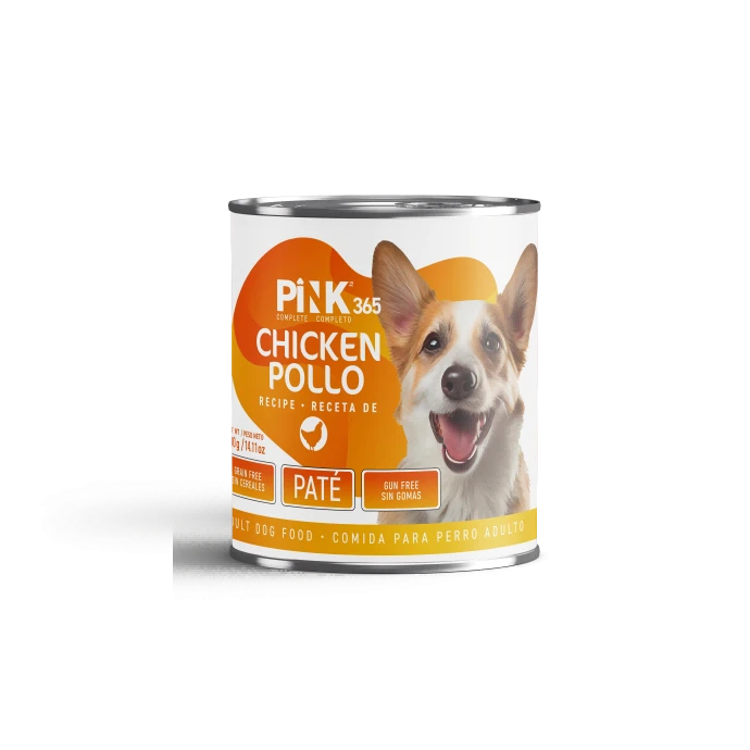 Pink 365 Completed Canned Dog Food – Chicken Recipe (400g)