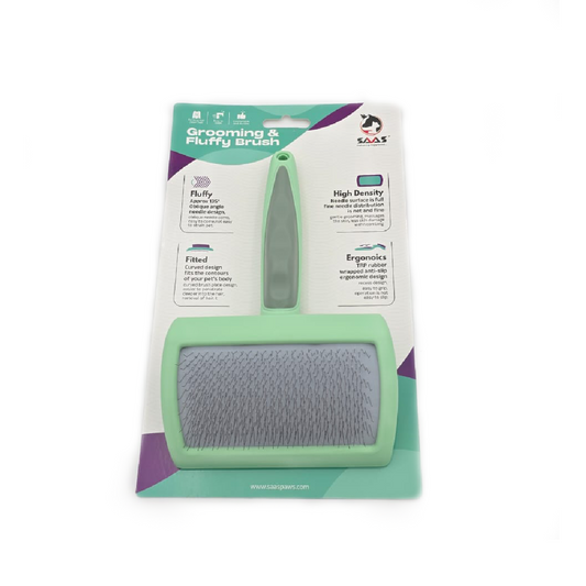 Saas Grooming Fluffy Brush Orange 18x11.7x2.3 CM