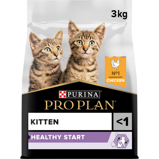 PRO PLAN KITTEN HEALTHY START DRY CAT FOOD WITH CHICKEN, 3 KG