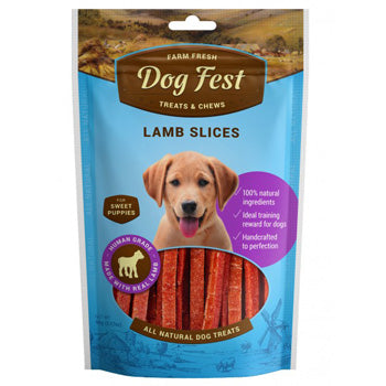 Dog Fest Lamb Slices For Puppies - 90g