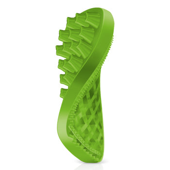 Pet+Me Soft Silicone Brush For Small Dog/Longhair Cat - Green