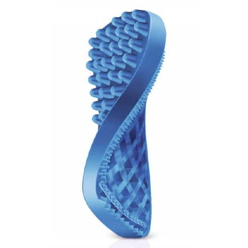 Pet+Me Soft Silicone Brush For Small Dog/Shorthair Cat/Rodents - Blue