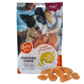 Duvo Dog Snack Chicken Chips 80g