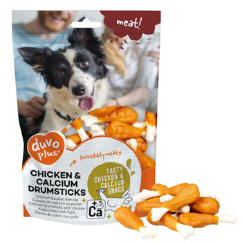 Duvo+ Meat! Chicken & Calcium Drumsticks 180g