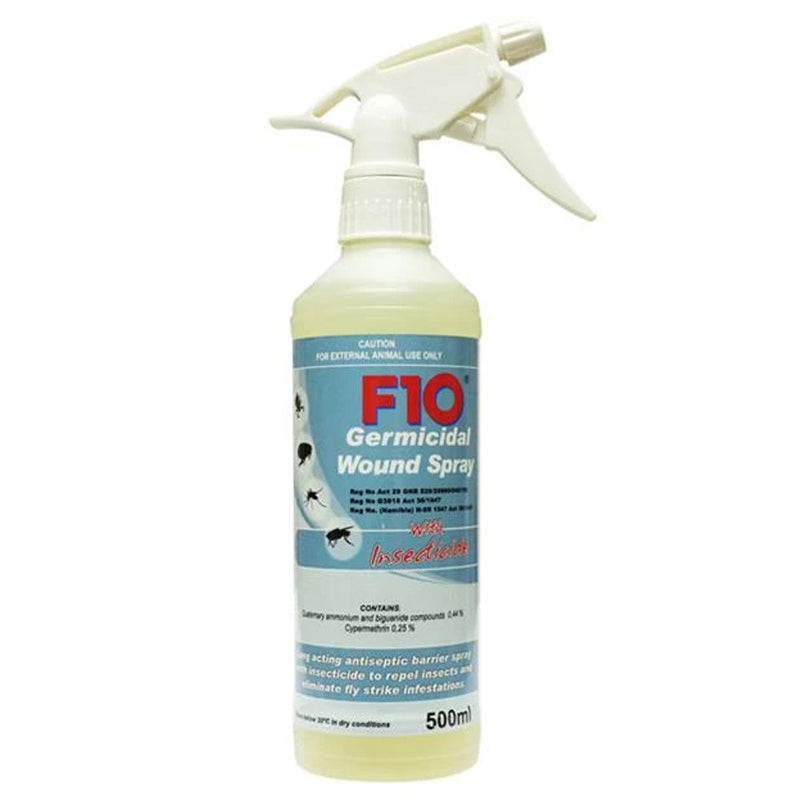 F10 Germicidal Wound Spray with Insecticide 500ml