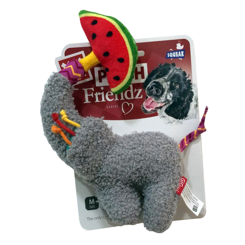 Plush Friendz Elephant with Squeaker & Crinkle S/M