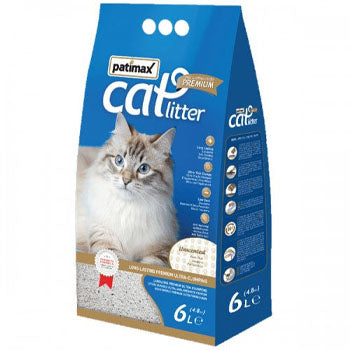 Patimax Premium Ultra Clumping Cat Litter Baby Powder 6L