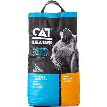 Cat Leader Clumping Ultra Compact Cat Litter Baby Powder 10kg