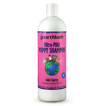 earthbath Ultra-Mild Puppy Shampoo, Wild Cherry, Tearless & Extra Gentle 16oz