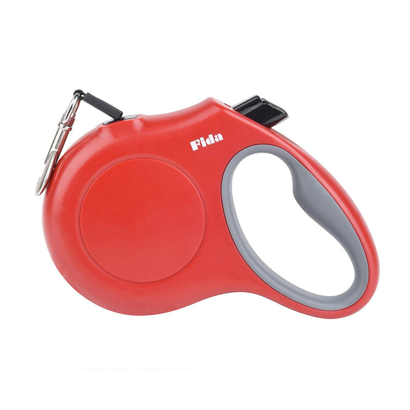 Fida Retractable Dog Leash (JFA Series)  - M (Red)