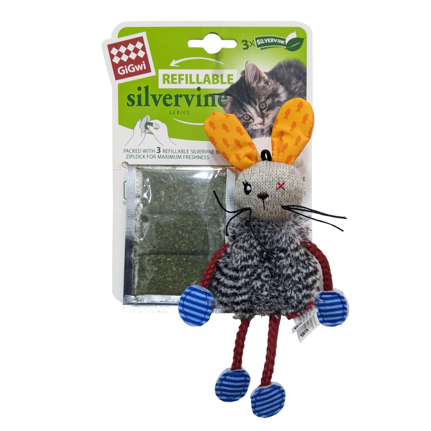 Rabbit Refillable Slivervine with 3 Slivervine teabags in ziplock bag 