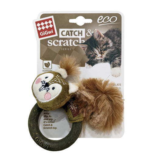 مجموعة Squirrel Catch &amp; Scratch Eco مع حلقة Slivervine