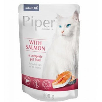 قطط بايبر مع السلمون 100 جرام 