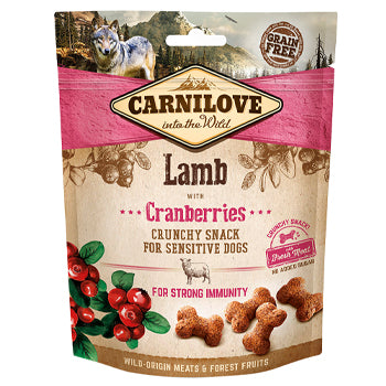 Carnilove Lamb With Cranberries Crunchy Snack For Sensitive Dogs 200g