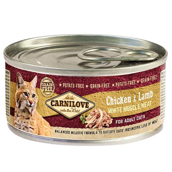 Carnilove Chicken & Lamb For Adult Cats 100g