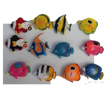 KW Zone Plastic Fish Aquarium Decoration - 26 Pcs