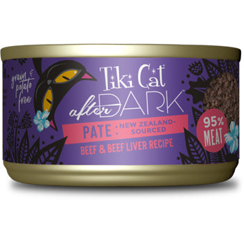 Tiki Cat After Dark Paté Wet Cat Food Venison 3oz