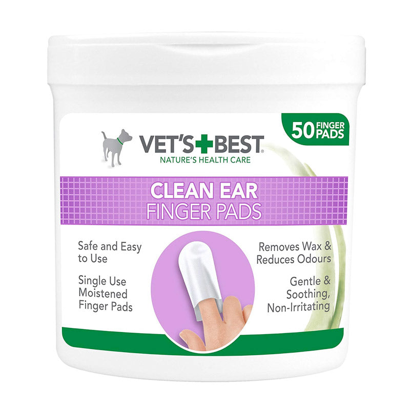 Vets Best Clean Ear Finger Pads