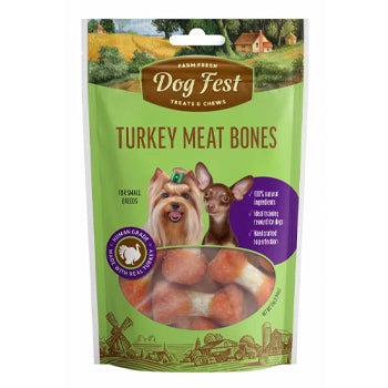 Dog Fest Turkey Meat Bones For Small Breeds