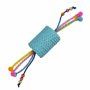 دوفو+ لفة زرقاء مرحة مع حبال زرقاء