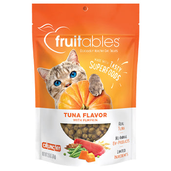 مكافآت القطط بنكهة التونة مع اليقطين من Fruitables، 70 جم