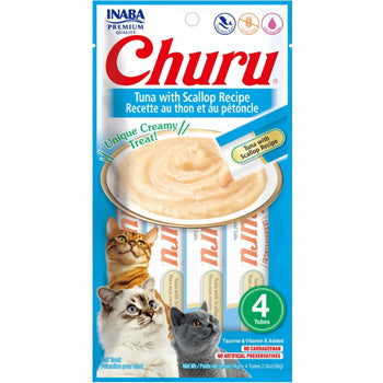 وصفة إينابا تشورو تونا مع الإسكالوب 56 جرام من مكافآت القطط