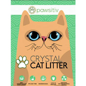 Pawsitiv Permium Silica Crystal Gel Litter For Cat  - 8L Lavender