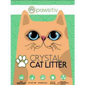 Pawsitiv Permium Silica Crystal Gel Litter For Cat  - 16L Lavender
