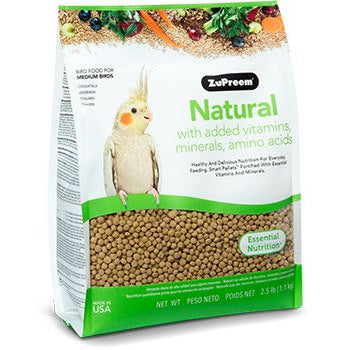 Natural Avian Diet - Cockatiels 2.5lb (1.13kg)