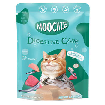 Moochie Cat Food Pate With Anchovy - Digestive Care
