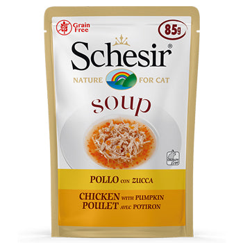 Schesir Cat Wet Soup-Chicken with Pumpkin 85g