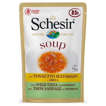 Schesir Cat Wet Soup-With Wild Tuna and Pumpkin 85g
