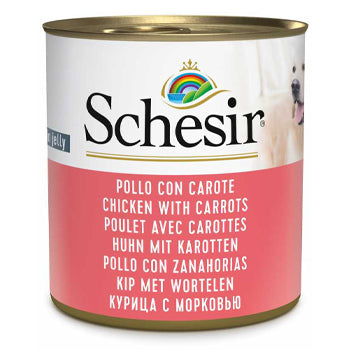 Schesir Dog Wet Food-Chicken With Carrots 285g